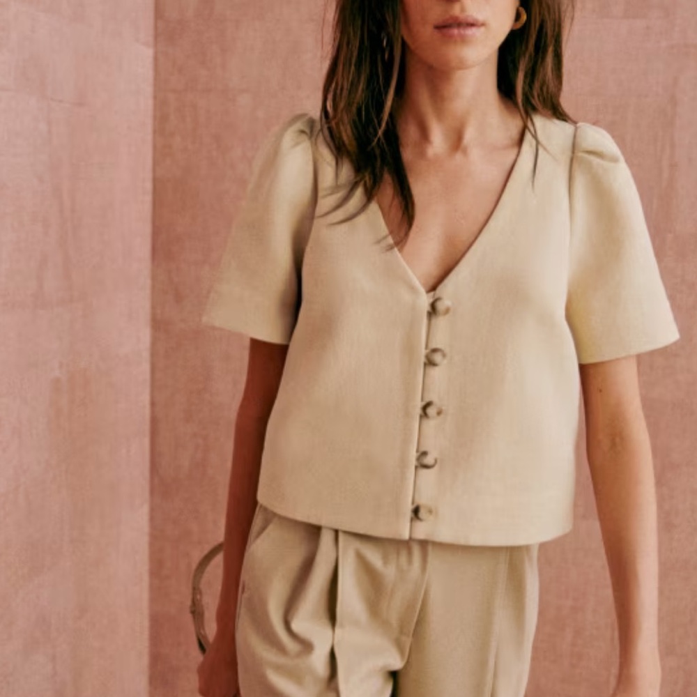 Sézane Nevi Blouse - size 38 / M / 6